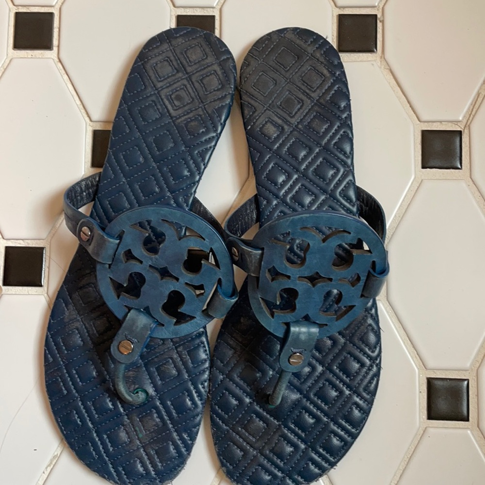 Tory Burch Blue Sandals